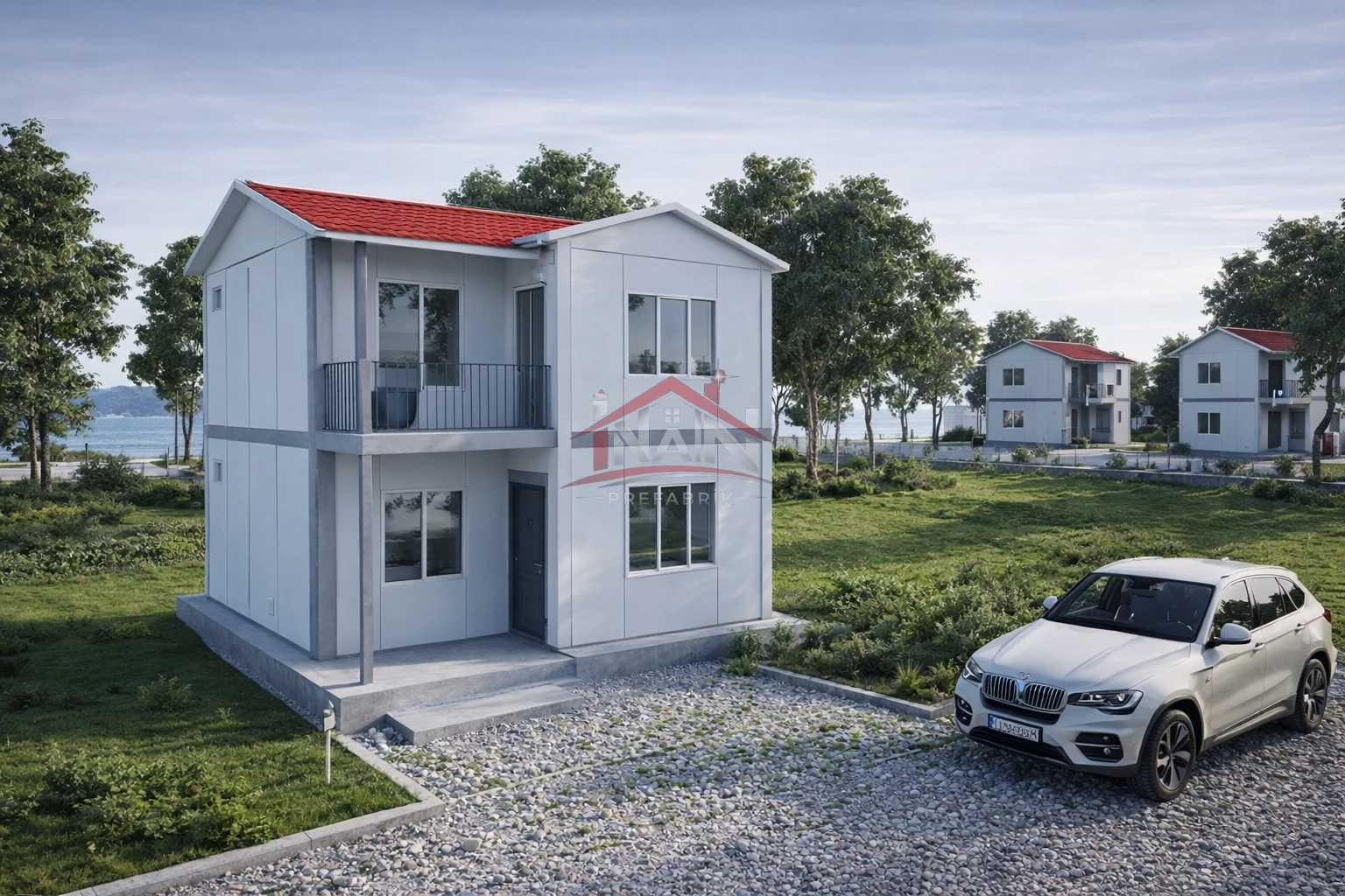 2+1 Çift Katlı Prefabrik Ev 82 m² — İnan Prefabrik