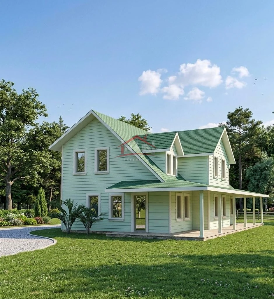 Çelik Ev 233 m² — İnan Prefabrik