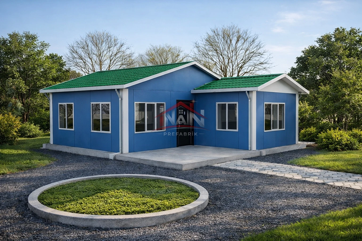2+1 Tek Katlı Prefabrik Ev 49 m²
