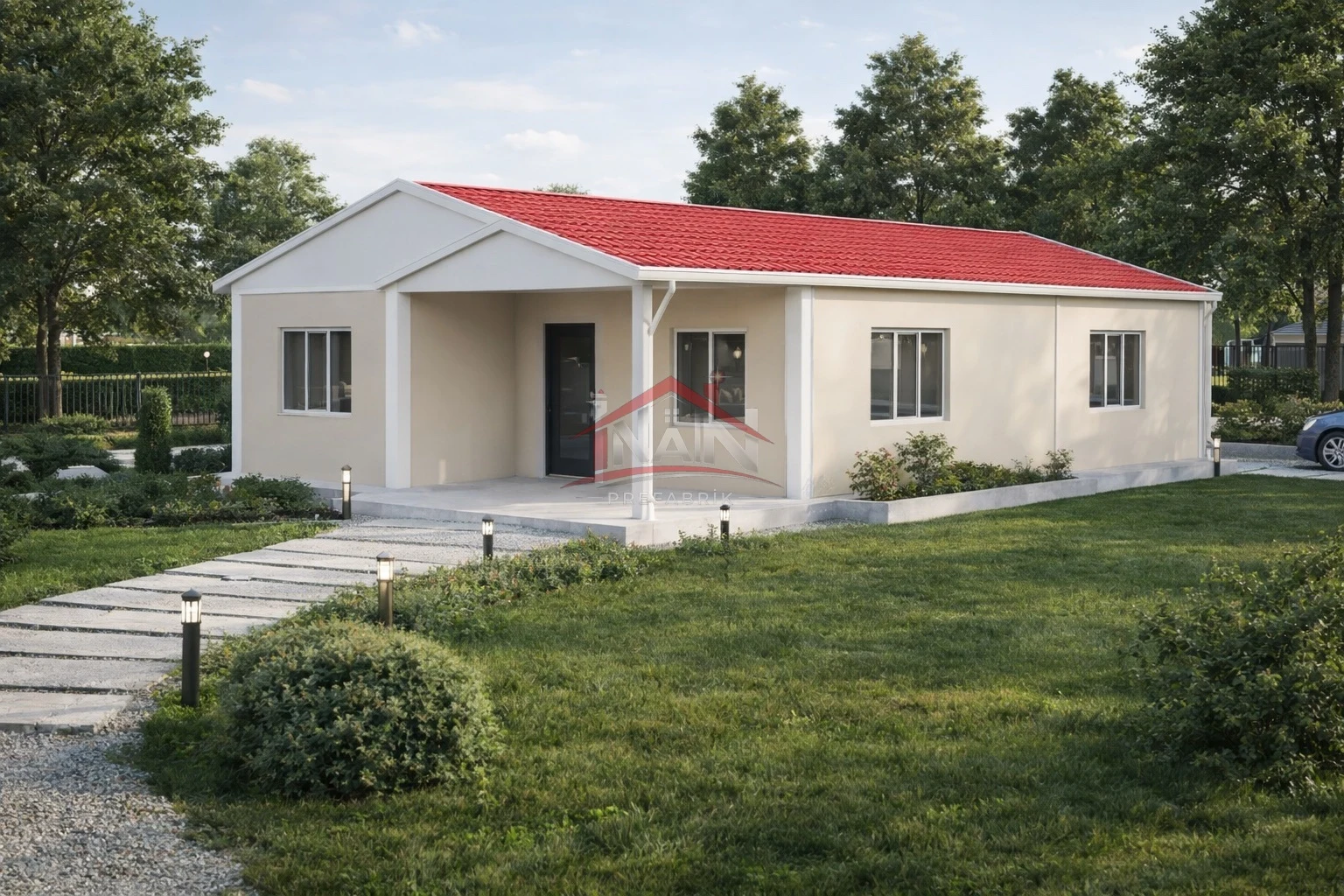 2+1 Tek Katlı Prefabrik Ev 84 m² — 1. görsel